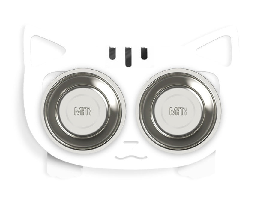 Anti-falling Cat Dog Feeding Water & Food Bowl