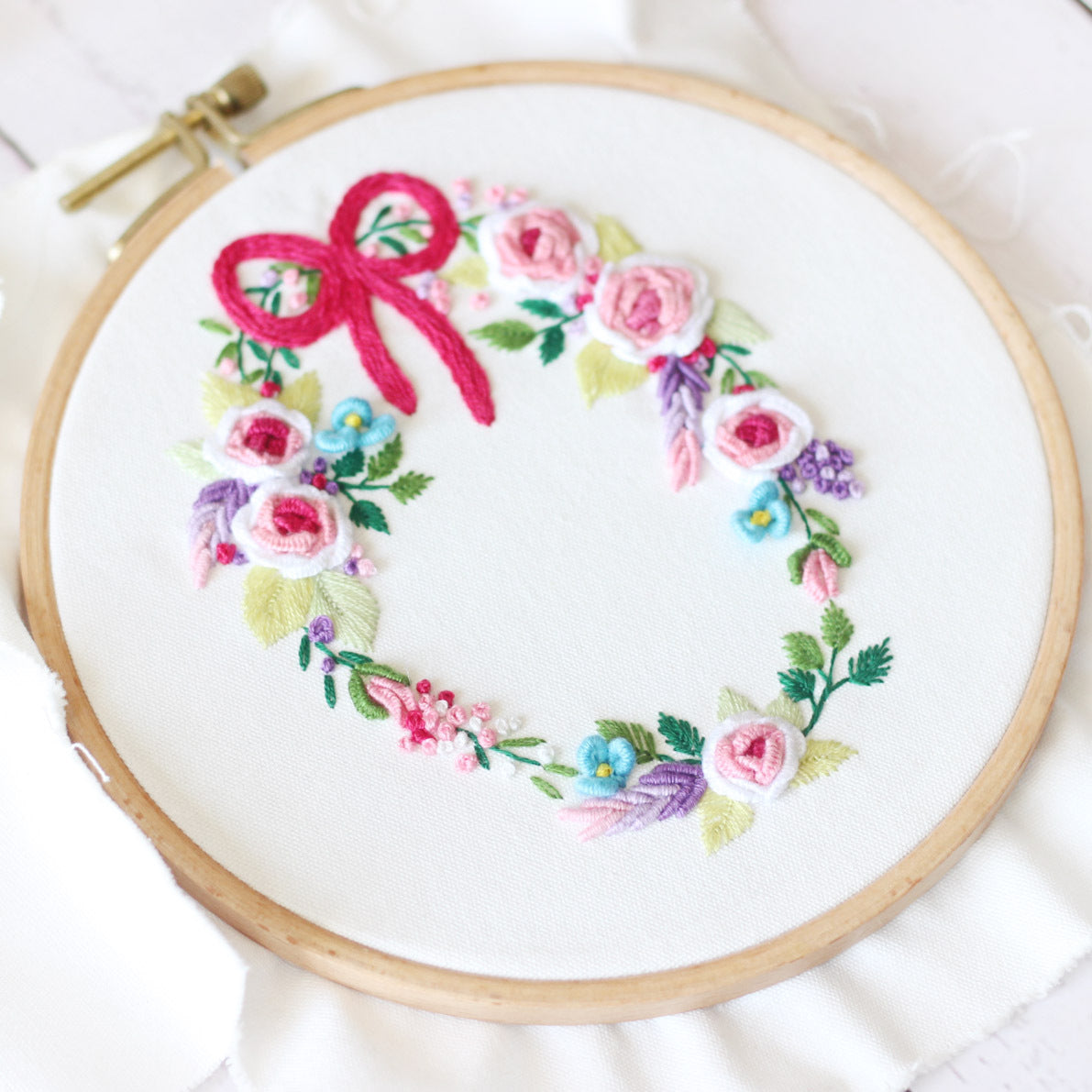 Handmade DIY embroidery