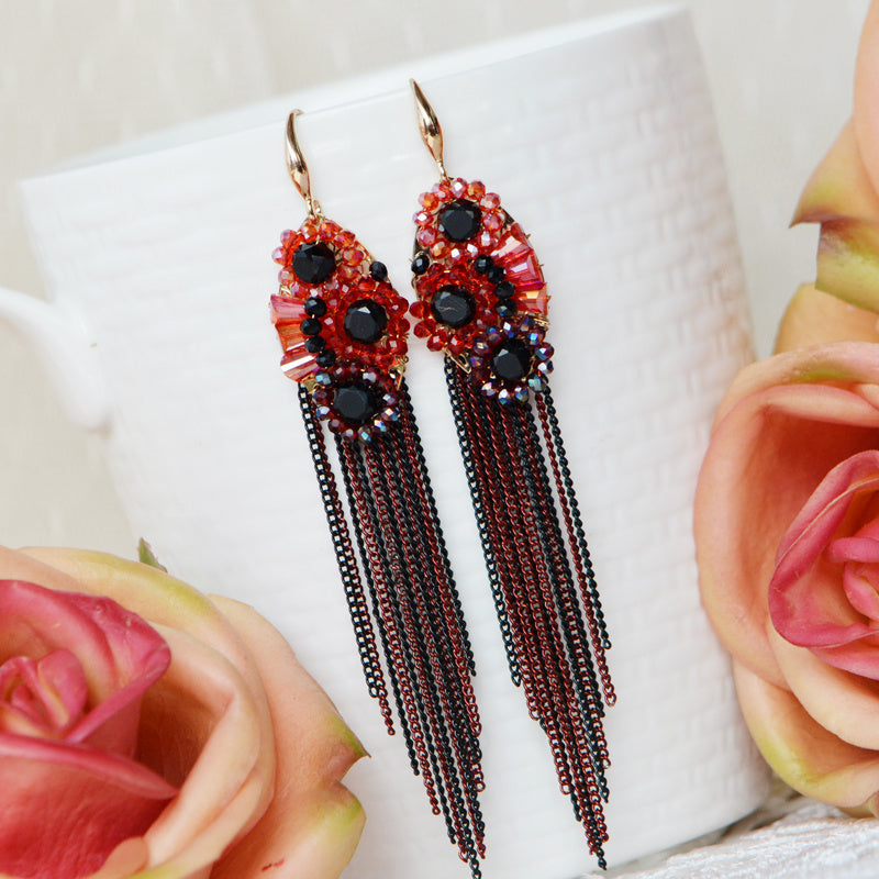 Bohemian handmade Tassel Earrings