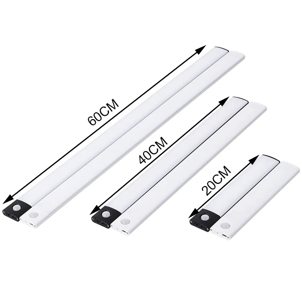 Motion Sensor Light Wireless LED Night Light USB Rechargeable Night Lamp Cabinet Wardrobe Lamp Under Backlight For Kitchen led - Wishop 365