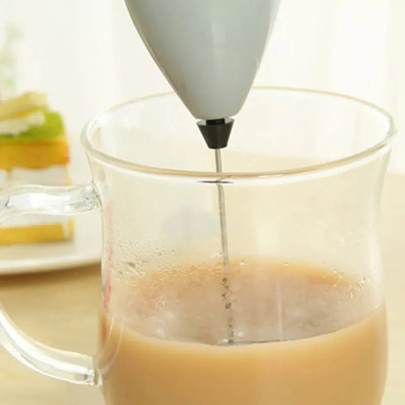 Wireless Milk Foamer Coffee Whisk Mixer Electric Blender Egg Beater Mini Frother Handle Stirrer Cappuccino Maker Cooking Tools - Wishop 365