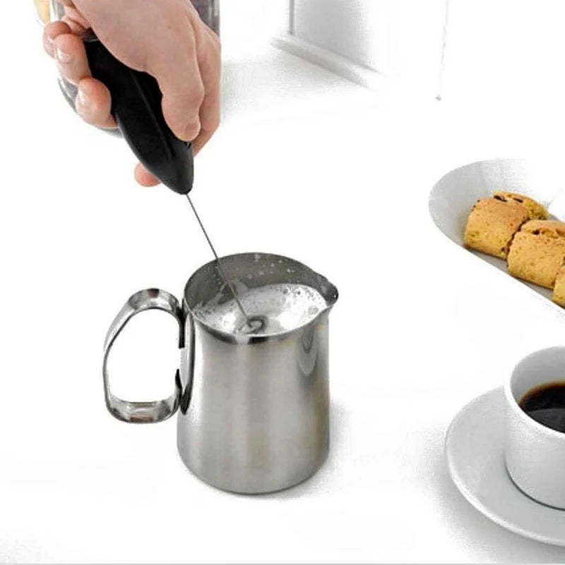 Wireless Milk Foamer Coffee Whisk Mixer Electric Blender Egg Beater Mini Frother Handle Stirrer Cappuccino Maker Cooking Tools - Wishop 365