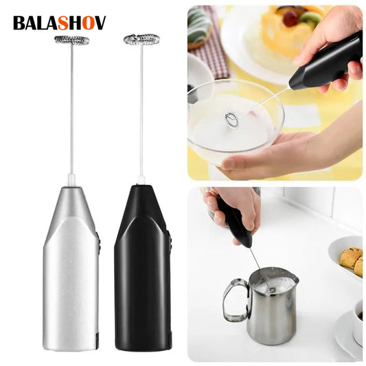 Wireless Milk Foamer Coffee Whisk Mixer Electric Blender Egg Beater Mini Frother Handle Stirrer Cappuccino Maker Cooking Tools - Wishop 365