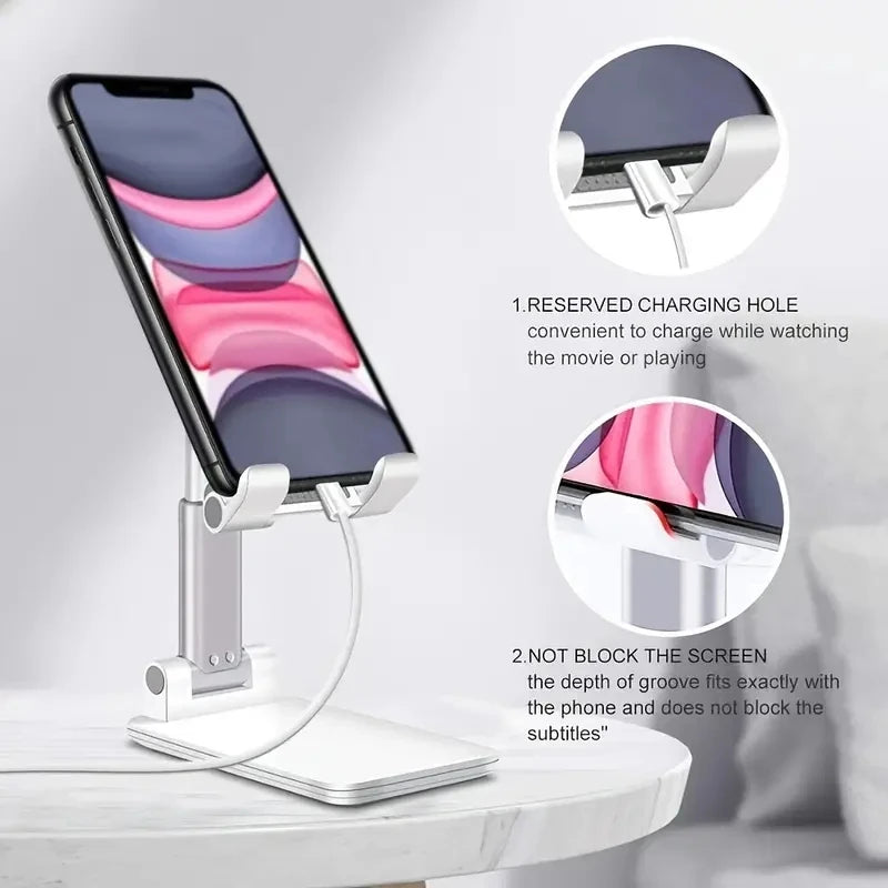 Desk Mobile Phone Holder Stand For IPhone IPad Xiaomi Adjustable Desktop Tablet Holder Universal Table Cell Phone Stand - Wishop 365