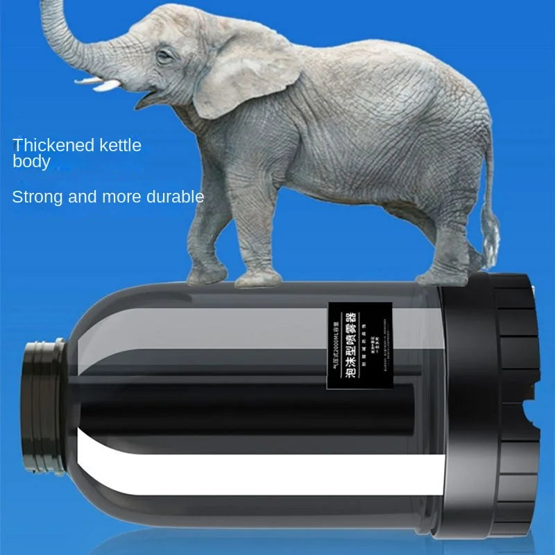 2L Hand Pump Foam Sprayer with 3 Types of Nozzle Hand Pneumatic Foam Cannon Snow Foam Car Wash Spray Bottle Car Window Cleaning - Wishop 365