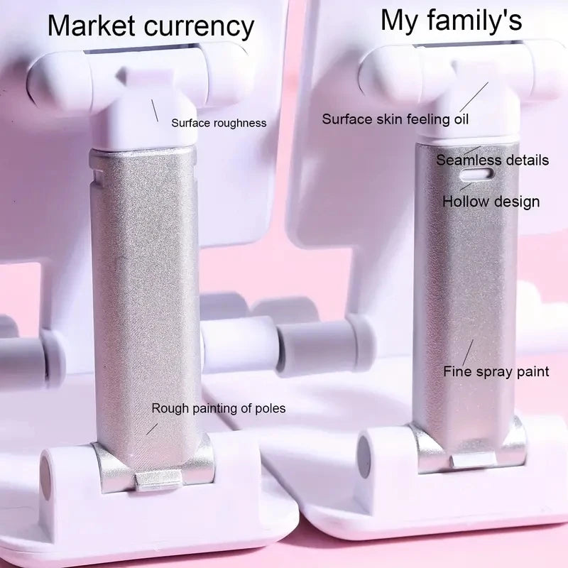 Desk Mobile Phone Holder Stand For IPhone IPad Xiaomi Adjustable Desktop Tablet Holder Universal Table Cell Phone Stand - Wishop 365