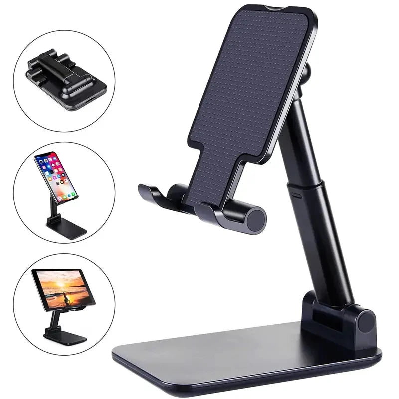 Desk Mobile Phone Holder Stand For IPhone IPad Xiaomi Adjustable Desktop Tablet Holder Universal Table Cell Phone Stand - Wishop 365