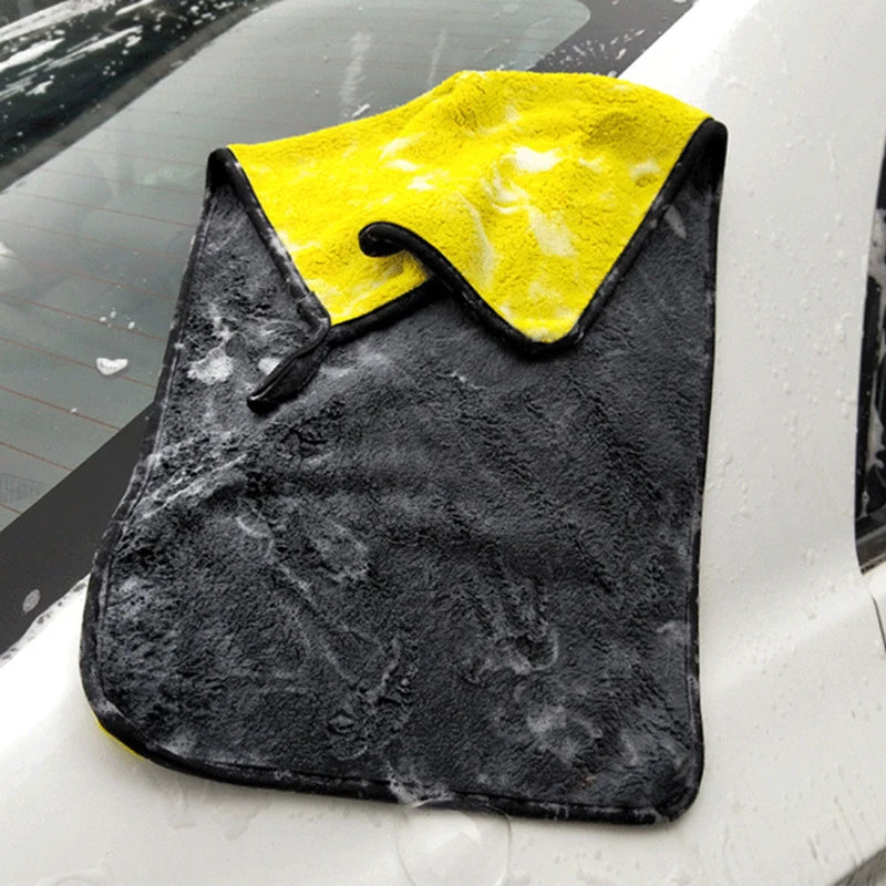 3/5/10 pcs Extra Soft Car Wash Microfiber Towel Car Cleaning Drying Cloth Car Care Cloth Detailing Car WashTowel Never Scrat - Wishop 365