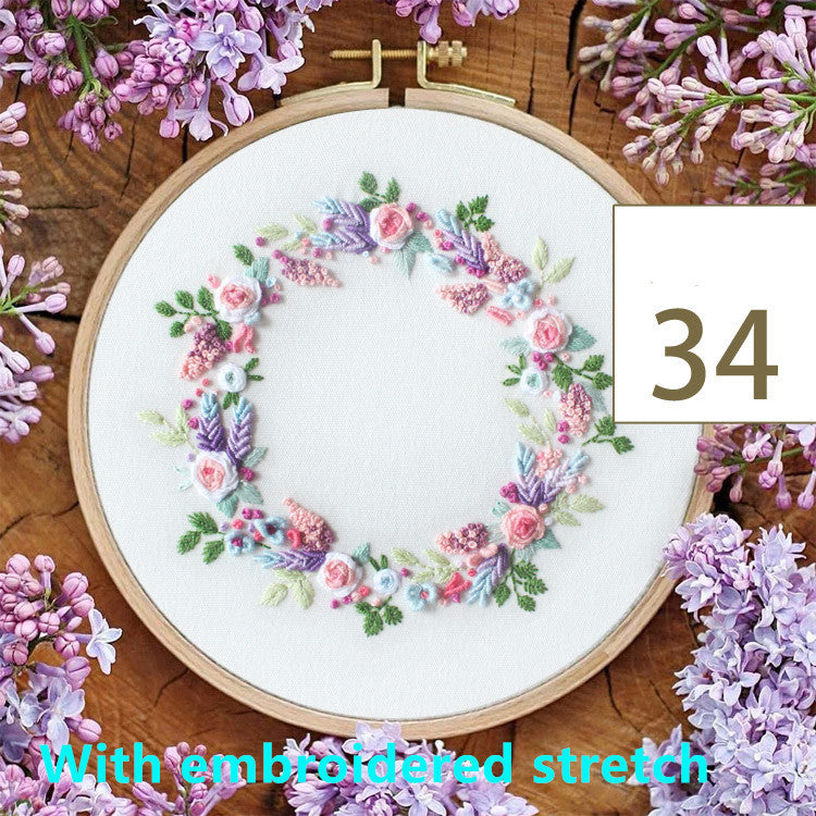 Handmade DIY embroidery